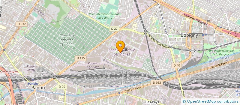 localisation de l'entreprise XING XING FRANCE  BOBIGNY
