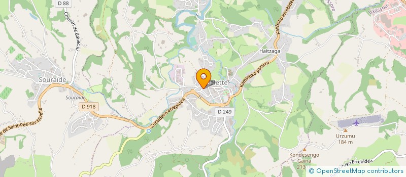 localisation de l'entreprise XINGAREN ETXEHA à ESPELETTE
