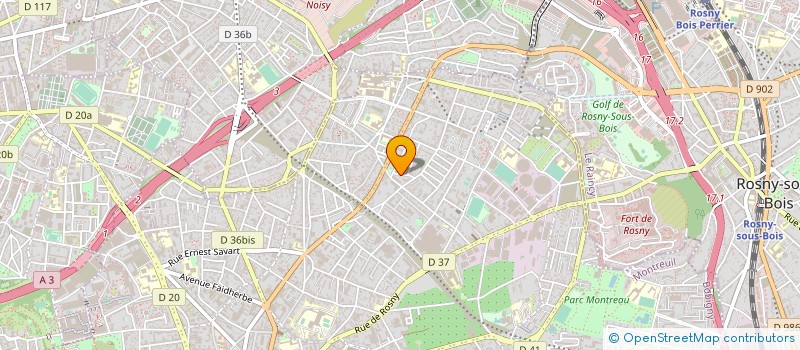 localisation de l'entreprise XINGGUANG à MONTREUIL