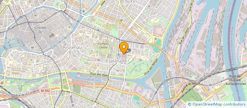 localisation de l'entreprise XINGYI à STRASBOURG