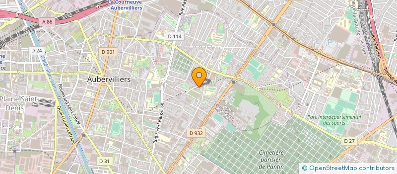 localisation de l'entreprise XINHUA  AUBERVILLIERS