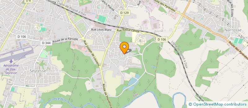 localisation de l'entreprise XINIA  DAX