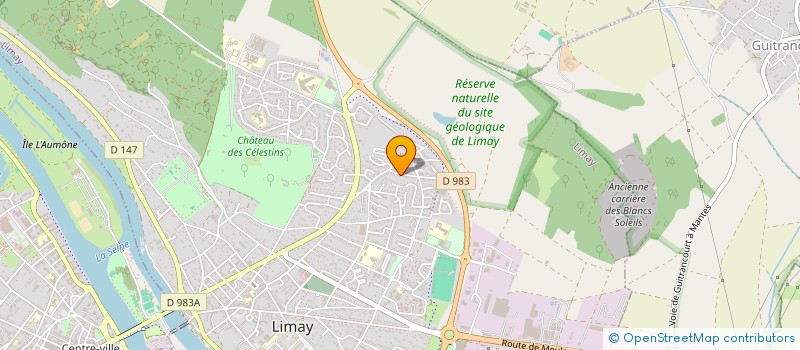 localisation de l'entreprise XINUS ENTREPRISE  LIMAY