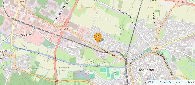 localisation de l'entreprise XINXIN  HAGUENAU