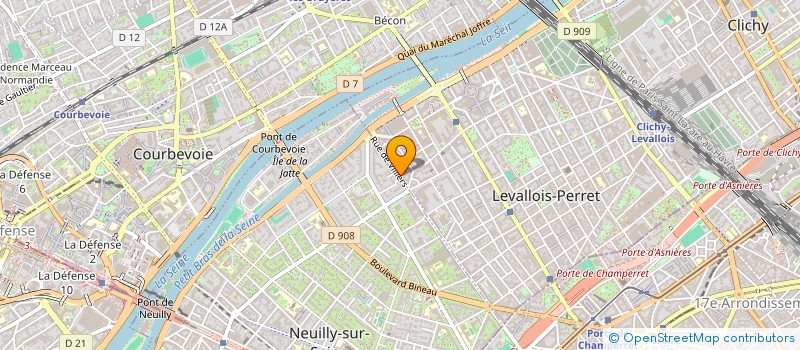 localisation de l'entreprise XINZHIRUI à LEVALLOIS-PERRET