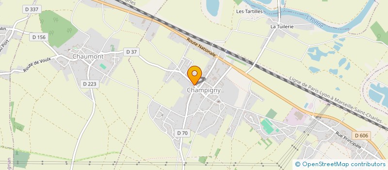 localisation de l'entreprise XIOTA à CHAMPIGNY