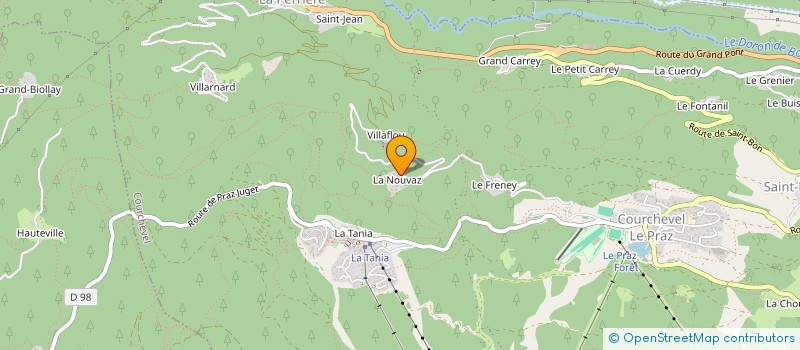 localisation de l'entreprise XIOVN à COURCHEVEL