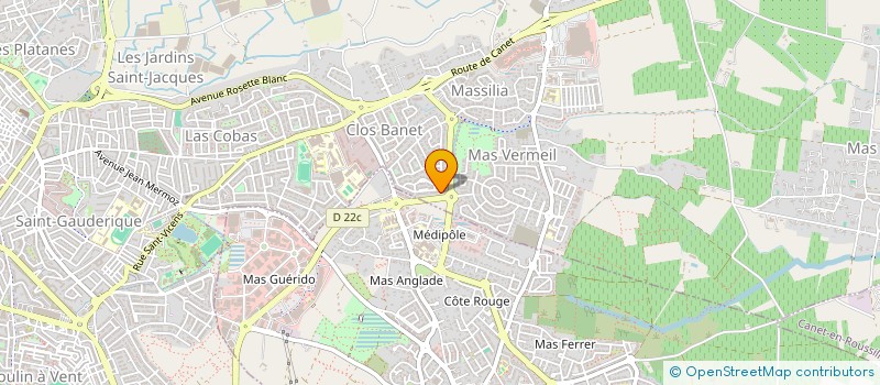 localisation de l'entreprise XIPA  PERPIGNAN