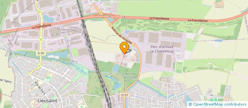 localisation de l'entreprise XIPHOS PROTECTION RAPPROCHEE  LIEUSAINT