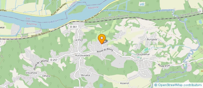 localisation de l'entreprise XIPIRON  URCUIT