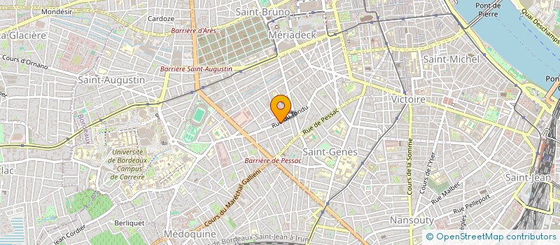 localisation de l'entreprise XIPOTETXEA  BORDEAUX