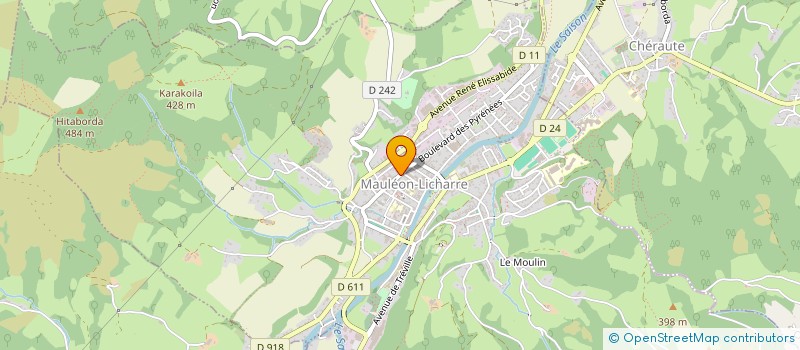 localisation de l'entreprise XIRIKOTA à MAULEON-LICHARRE