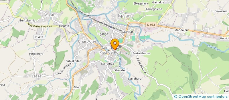 localisation de l'entreprise XIRRISTA  SAINT-JEAN-PIED-DE-PORT