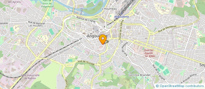 localisation de l'entreprise XISHAN STUDIO à ANGOULEME