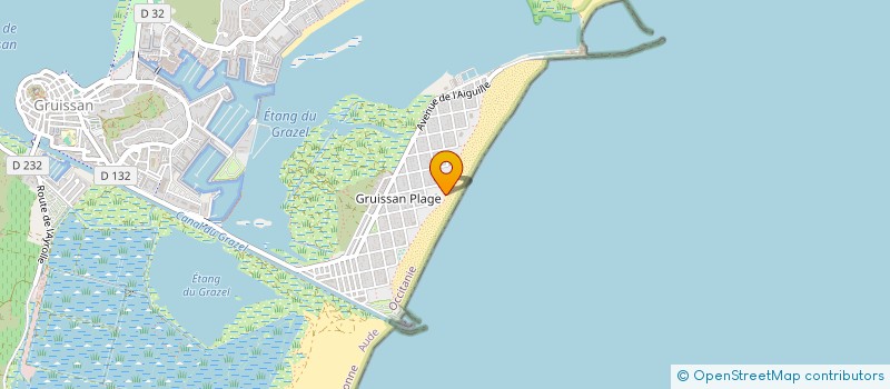 localisation de l'entreprise XIVECAS JACQUES  GRUISSAN