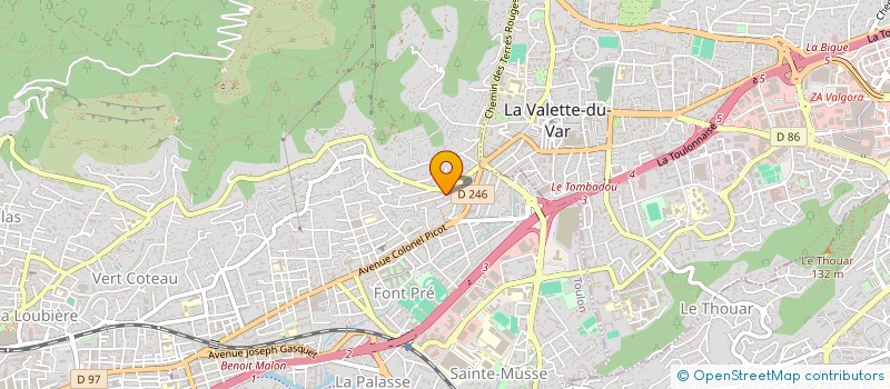 localisation de l'entreprise XIXIA à LE PRADET
