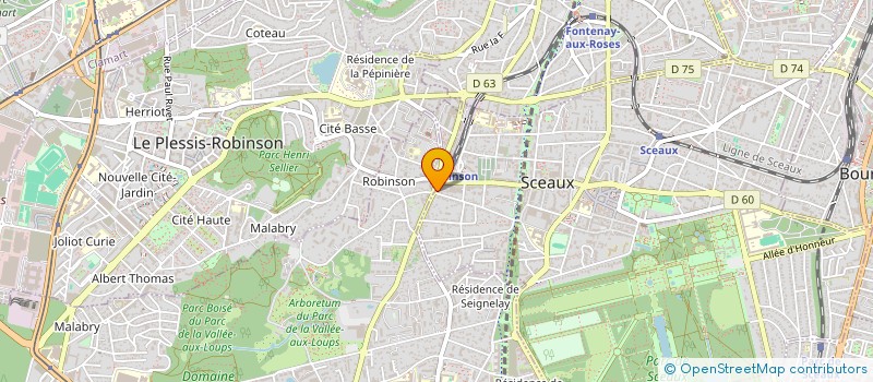 localisation de l'entreprise XIZHONG & PARTNERS à SCEAUX