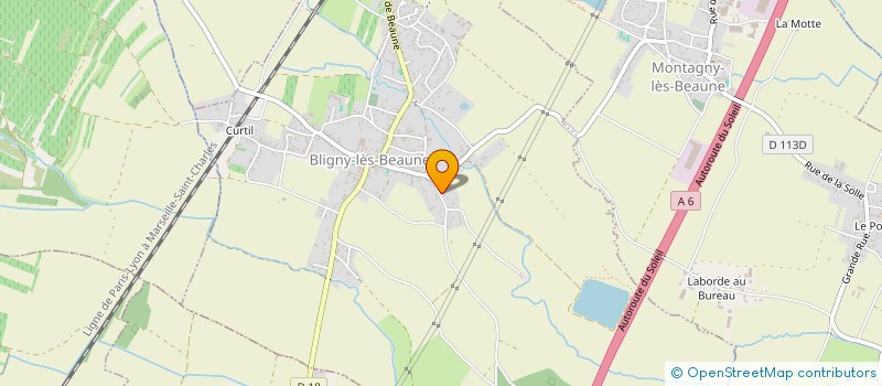 localisation de l'entreprise XJ ANALYSES ET DECISIONS  BLIGNY-LES-BEAUNE