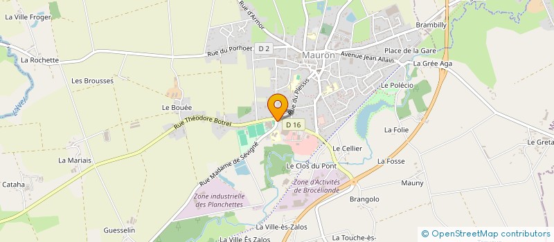 localisation de l'entreprise XJ INFORMATIQUE  MAURON