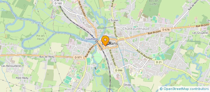 localisation de l'entreprise XJ SERVICES à LOUHANS