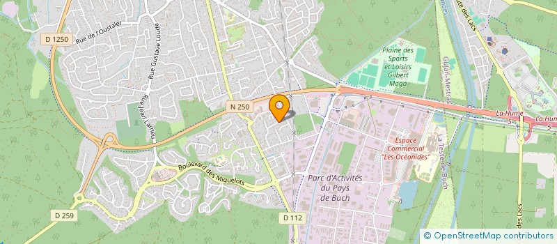 localisation de l'entreprise XJM à LA TESTE-DE-BUCH