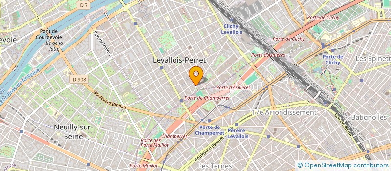 localisation de l'entreprise XK DISTRIBUTION à LEVALLOIS-PERRET
