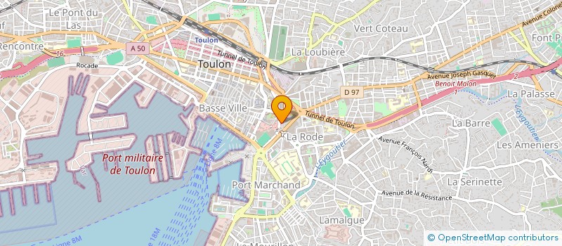 localisation de l'entreprise XL-ANCE à TOULON