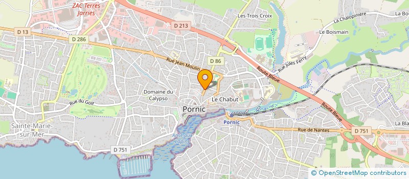 localisation de l'entreprise XL AUDIO  PORNIC