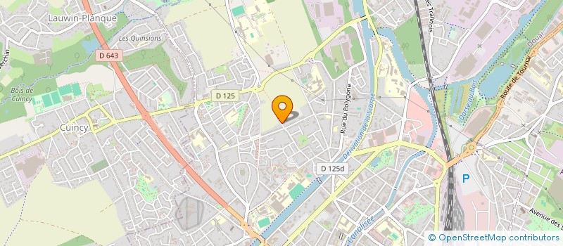 localisation de l'entreprise XL AUTOMOBILE à DOUAI