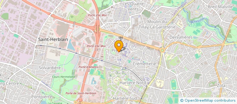 localisation de l'entreprise XL BATIMENT à SAINT-HERBLAIN