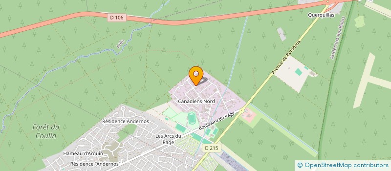 localisation de l'entreprise XL BTP à ANDERNOS-LES-BAINS