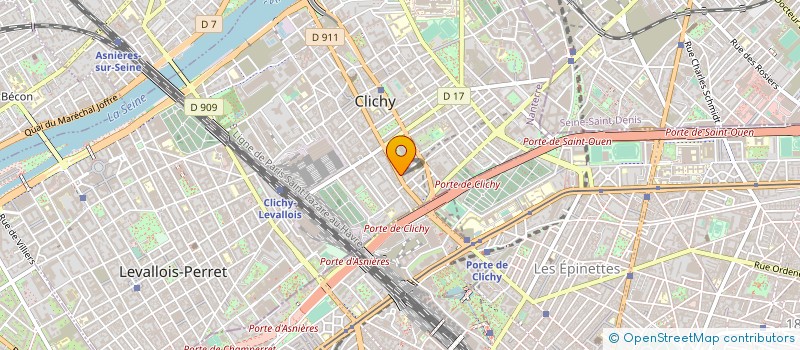 localisation de l'entreprise XL CLEAN à CLICHY