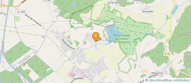 localisation de l'entreprise XL CONSULTING à FRONTONAS