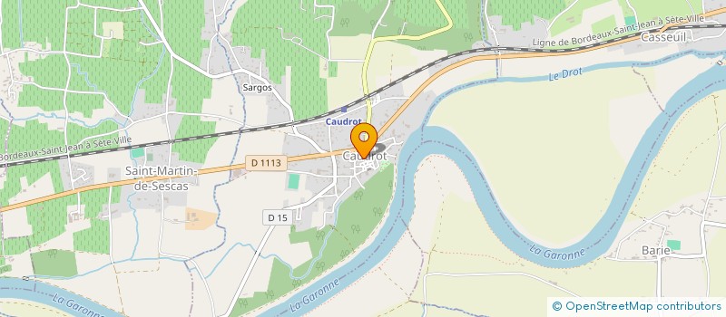 localisation de l'entreprise XL DISTRIBUTION  CAUDROT