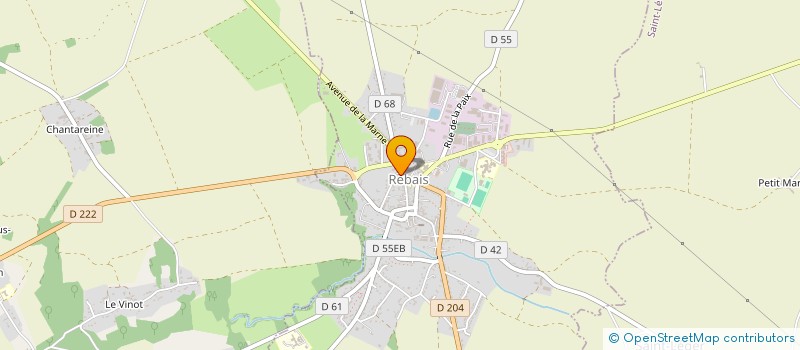 localisation de l'entreprise XL-DOGS  REBAIS