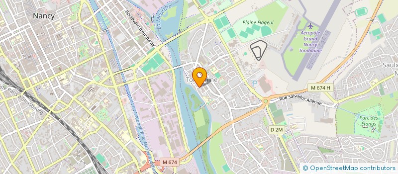 localisation de l'entreprise XL EST DEMOLITION ET RECYCLAGE  TOMBLAINE