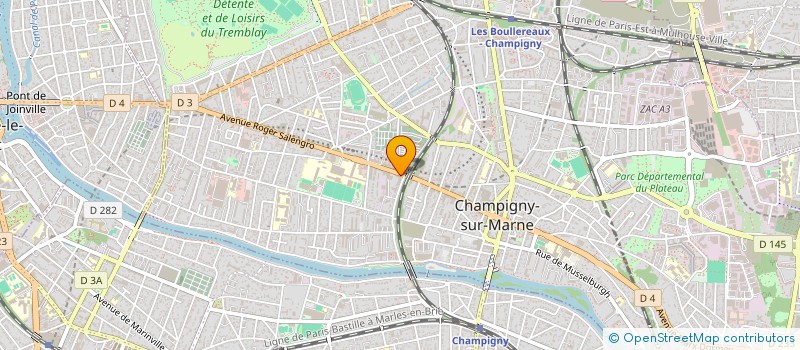 localisation de l'entreprise XL EUROPE à CHAMPIGNY-SUR-MARNE
