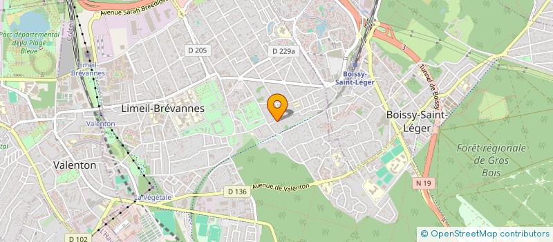localisation de l'entreprise XL FROID  LIMEIL-BREVANNES