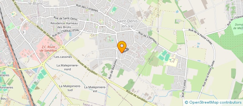 localisation de l'entreprise XL HOLDING à SAINT-DENIS-EN-VAL