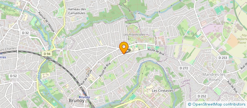 localisation de l'entreprise XL HOLDING  BRUNOY