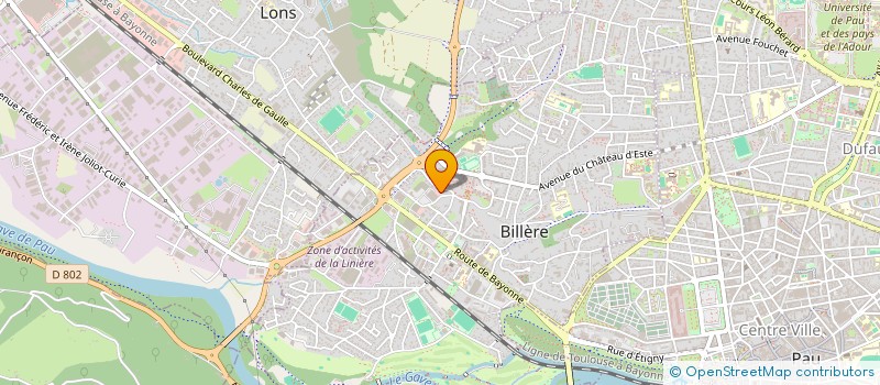 localisation de l'entreprise XL IMMO  BILLERE