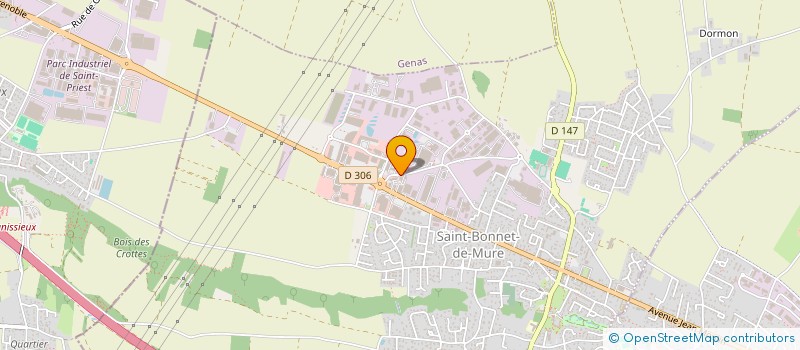 localisation de l'entreprise XL IMMOBILIER  SAINT-BONNET-DE-MURE