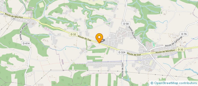 localisation de l'entreprise XL LANDES ELEC  HINX