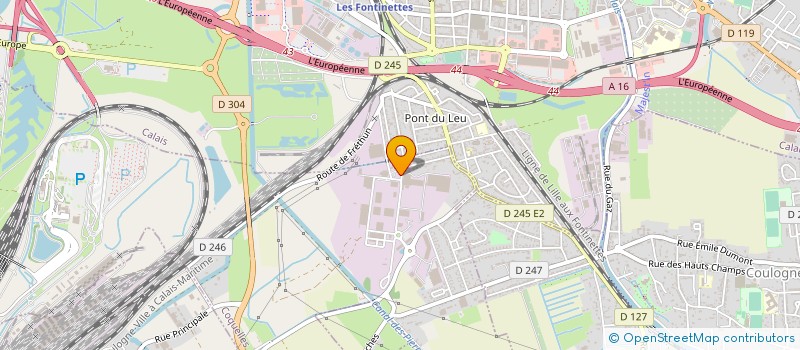 localisation de l'entreprise XL MAINTENANCE  COQUELLES