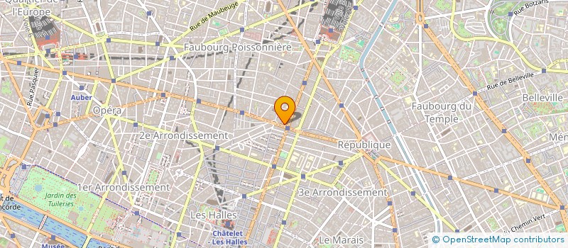 localisation de l'entreprise XL MODE  PARIS