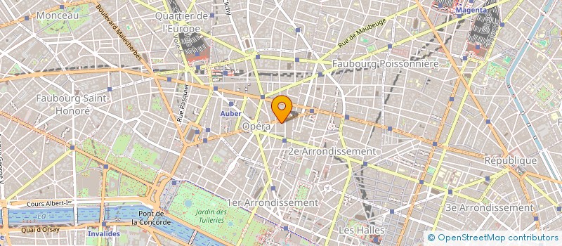 localisation de l'entreprise XL SECRETS  PARIS