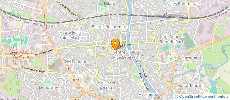 localisation de l'entreprise XL SENS à LAVAL