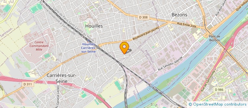 localisation de l'entreprise XL SHOWLIGHTS  HOUILLES