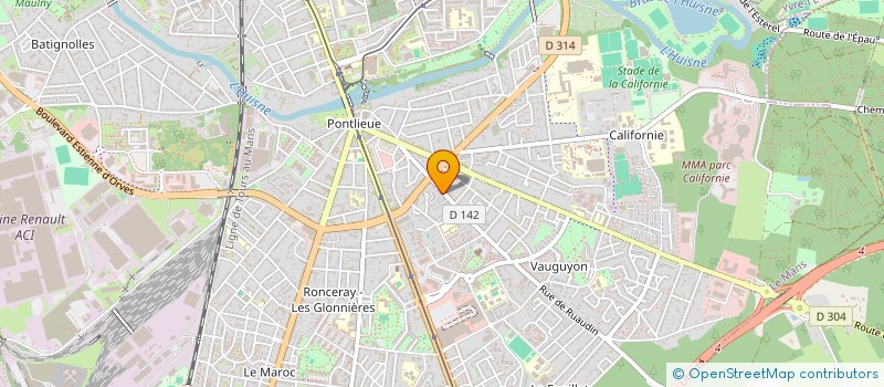localisation de l'entreprise XL TELECOM à LE MANS