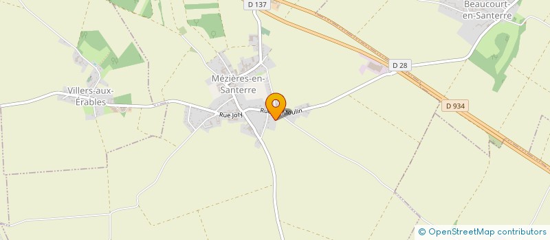 localisation de l'entreprise XL- TRANSPORTS ET SERVICES  MEZIERES-EN-SANTERRE